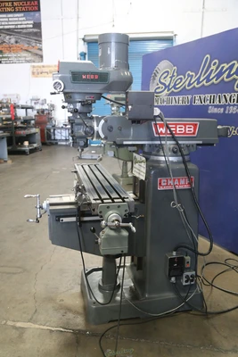 Used WEBB 3VK Vertical Mills California US | Sterling Machinery Exchange #1465585