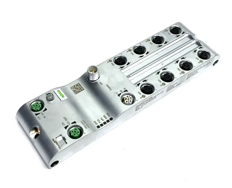 Used WAGO 8-PORT-IO-LINK MASTER CLASS B ETHERCAT WIDELINE 16-CHAN PLC Ethernet Equipment | Maverick Industrial Sales #1100251