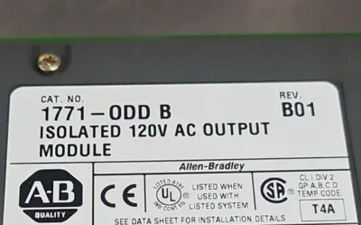 USED Allen-Bradley 1771-0DD