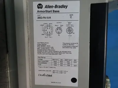 USED ALLENBRADLEY 280DF12Z10CGRW3P1