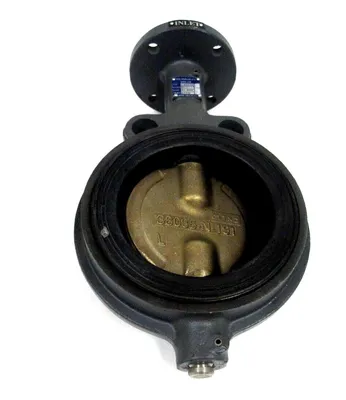NEW MILWAUKLEE VALVE CW223E 4" IRON BUTTERFLY VALVE