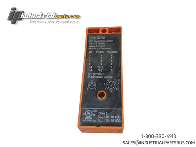 IFM Efector EBC050 Splitter Box 4-Port M8 Junction Block PNP 10-30VDC