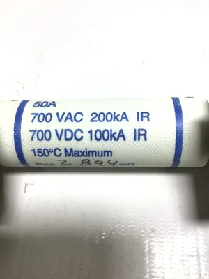Ferraz Shawmut A70QS50-4 Semiconductor Fuse 50A 700VAC/DC 100/200kA IR 150°C Max