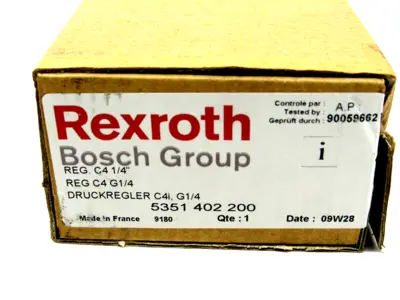 NEW BOSCH REXROTH 5351-402-200 PNEUMATIC REGULATOR 5351402200