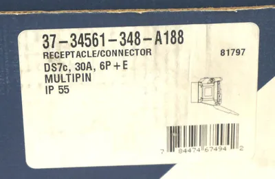 NEW MELTRIC 37-34561-348-A188 RECEPTACLE/CONNECTOR