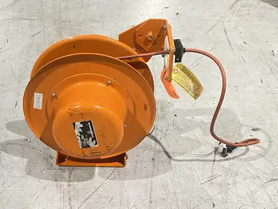 USED ABB FLEXPENDANT CABLE 10M W/ INDUSTRIAL GRADE CABLE REEL