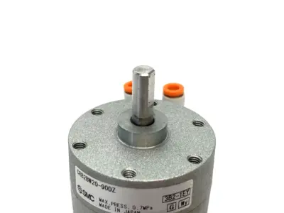 Used SMC Pneumatic Rotary Actuator Double-Acting, Double Shaft, 20mm Rotary Actuators Michigan US | Maverick Industrial Sales #1394898