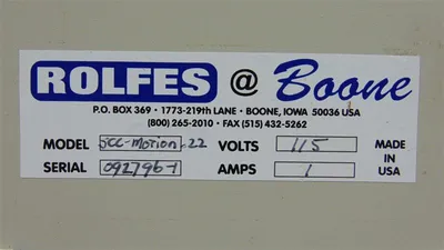 USED ROLFES SCC-MOTION-22