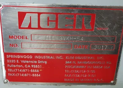 2017 ACER E-Mill 3VKH-54 Mills, CNC | Machinery Central (19)