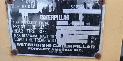 Used 1995 CATERPILLAR GP40 Misc Forklifts Oklahoma US | Proxy Equipment #1379937