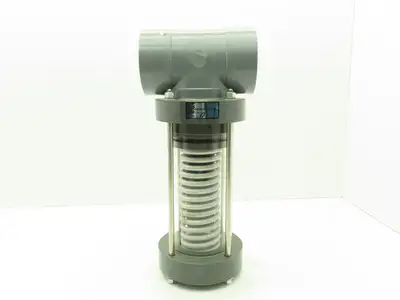 Plast-o-matic ES200V-NC 2" Shutoff Valve PVC Spring Return NC Pneumatic Powered