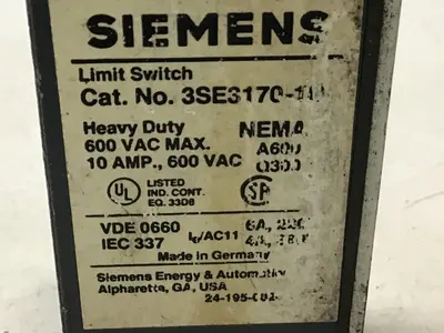 USED SIEMENS 3SE3170-1