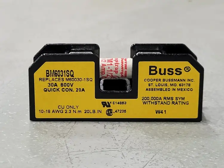New | in-Stock COOPER BUSSMAN INC. BM6031SQ Misc Electrical & Power Parts British Columbia CA | Lenmark #327961