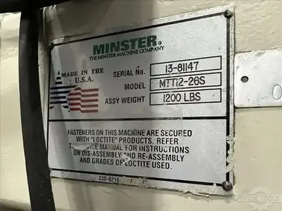USED 1997 MINSTER Coil Feed Lines