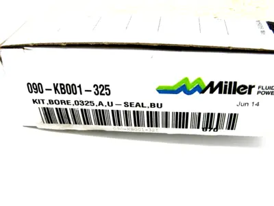 NEW MILLER 090-KB001-325 BORE KIT SEAL 090KB001325