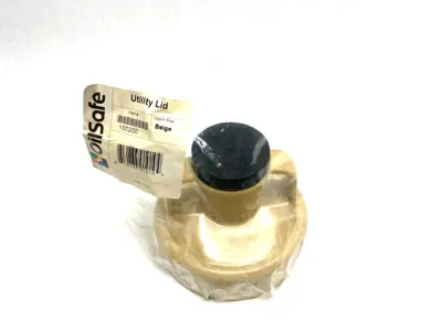 NEW OILSAFE MULTIPURPOSE UTILITY LID, BEIGE, 48MM OPENING