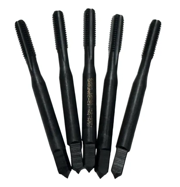 Guhring 12-28 Cobalt Hand Tap 4 Flute Semi-Bottoming H5 Taps 5 Pack