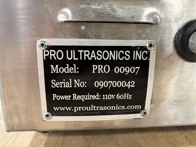 USED PRO ULTRASONIC PRO 00907