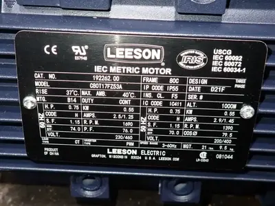 USED LEESON C80T17FZ53A