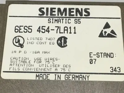 USED SIEMENS 6ES5 454-7LA11