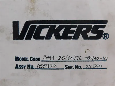 USED VICKERS SM4-20(20)76-80/40-10
