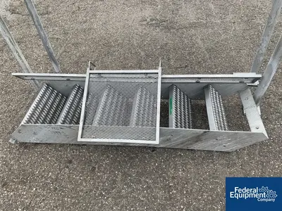 USED APV 10" x 90" APV Discharge Screw Conveyor, S/S, 20 HP