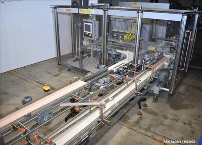 Used BOSCH TTF Cartoner Trisealer - Triseal Carton Former Illinois US | Aaron Equipment #86999