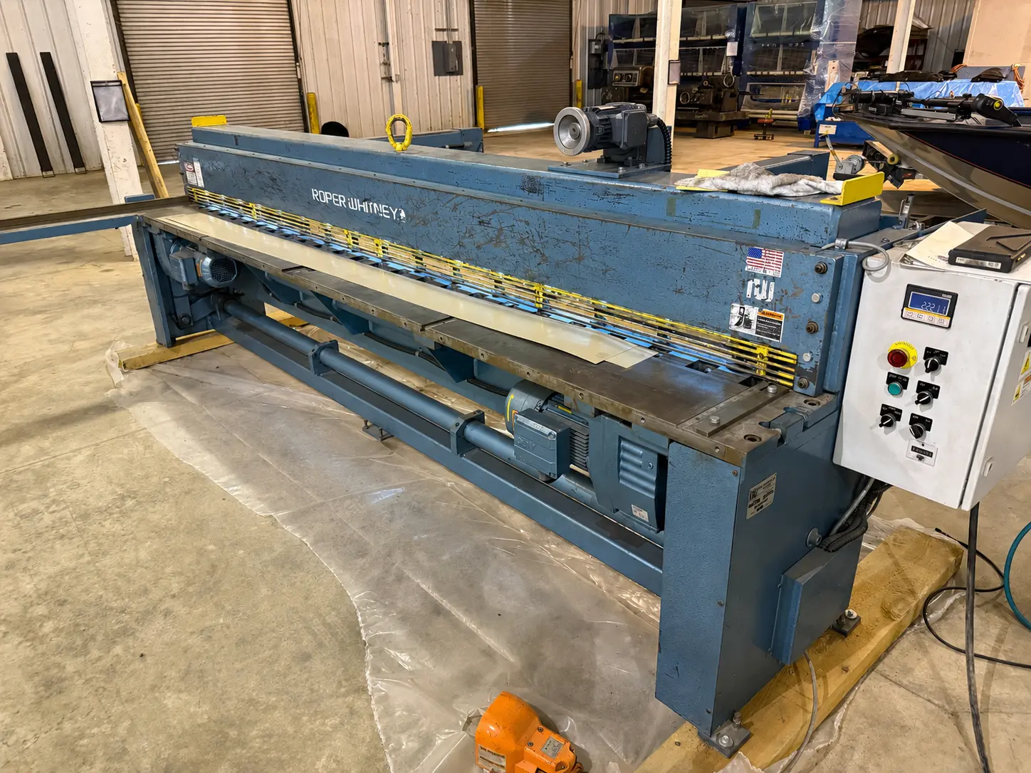 Used 2013 ROPER WHITNEY PEXTO PX1010 Power Squaring Shears (Gauge) Georgia US | CIDAN #1340003