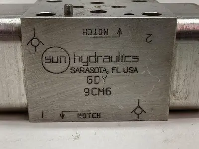 Used SUN HYDRAULICS GDY 9K75 Pump & Valve Parts Ohio US | Surplus Asset Holdings #1246335