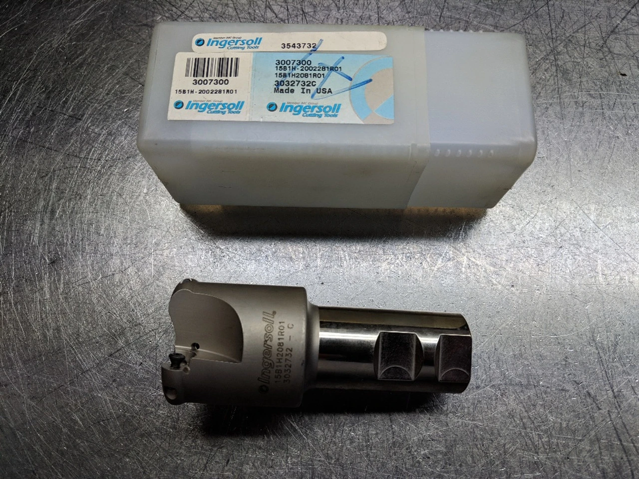 Ingersoll Indexable Endmill 1.25" Shank 15B1H2081R01 (LOC7)