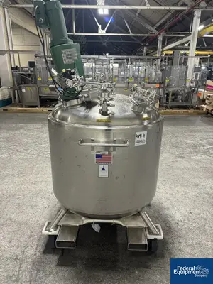 USED Precision 600 Liter Precision Stainless Reactor, 316L S/S, 45/100#