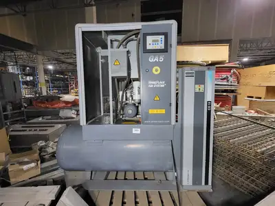 Used 2006 ATLAS COPCO GA5 Rotary Screw & Sliding Vane Air Compressors British Columbia CA | Lenmark #367002