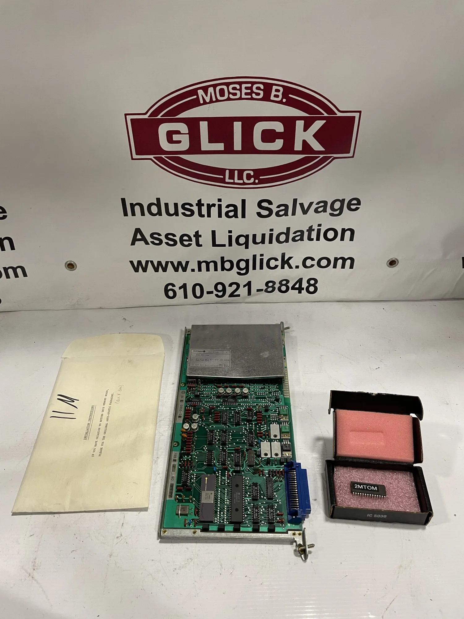 Hitachi 505091453 BEL-0850-02 PCB/Circuit Board with Spare Chip