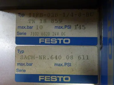 USED FESTO IFB8-02