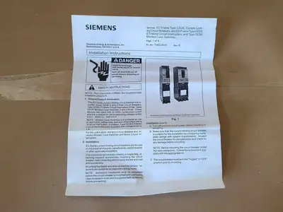 NEW SIEMENS CED63A030