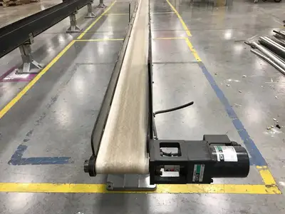 Used Oriental Motor 18 foot X 6" (5-3/4" belt) Conveyer Belt Conveyors Michigan US | Maverick Industrial Sales #1401339
