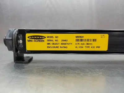 Banner MINI-SCREEN MSE824 Safety Curtains. 5E-24