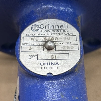 New | in-Stock GRINNELL WC-8100-6G Valves/Fittings Indiana US | J&J Industrial Supply #1318162