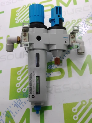 FESTO LFR-D-MINI FILTER REGULATOR W/ HE-D-MINI SHUT OFF