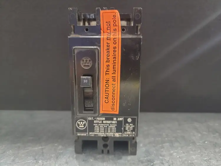 Used WESTINGHOUSE FB2030 Switchgears British Columbia CA | Lenmark #243932
