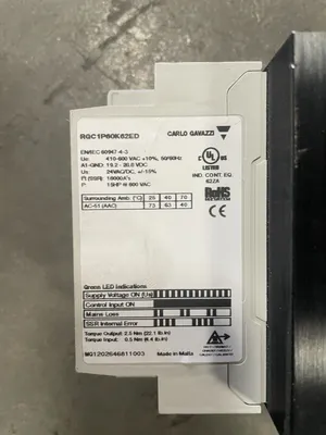 CARLO GAVAZZI Solid State Relay RGC1P60K62ED @1E