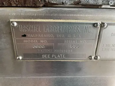 USED URSCHEL LABORATORIES COMITROL 3600