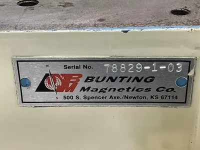 USED BUNTING MAGNETICS 78829-1-03