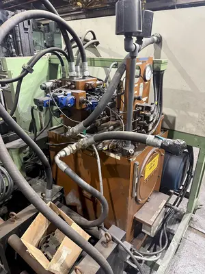 HERTWICH ENGINEERING MODEL #HE-300-30/A SWARF PUCK BRIQUETTER PRESS MACHINE: STOCK #23344