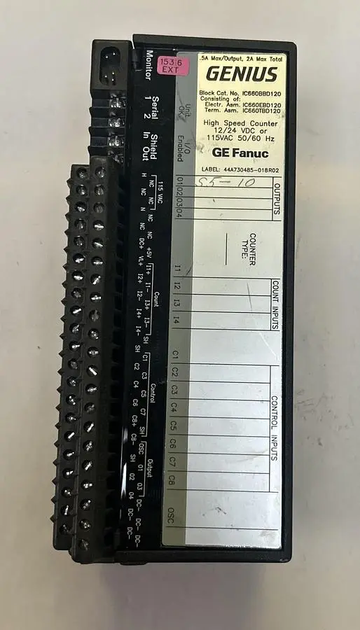 USED GE FANUC IC660BBD120