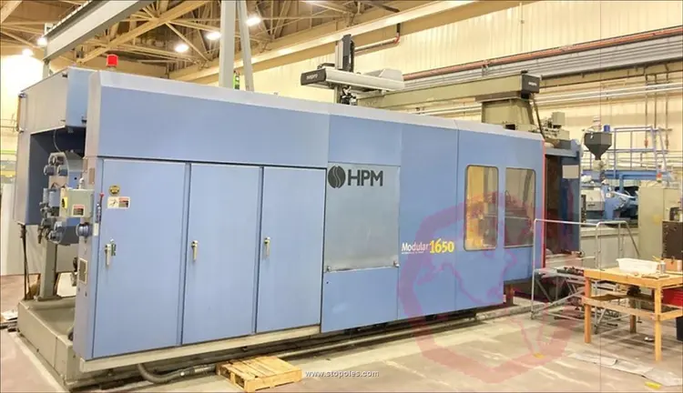 Used 1998 HPM MODULAR 1650 Injection Molding Machines | Stopol Equipment Sales LLC #1133646