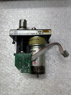 ** Preowned Ink Key Actuator P/N 805-780-20 For WebPrinting Controls Nos: Jump #