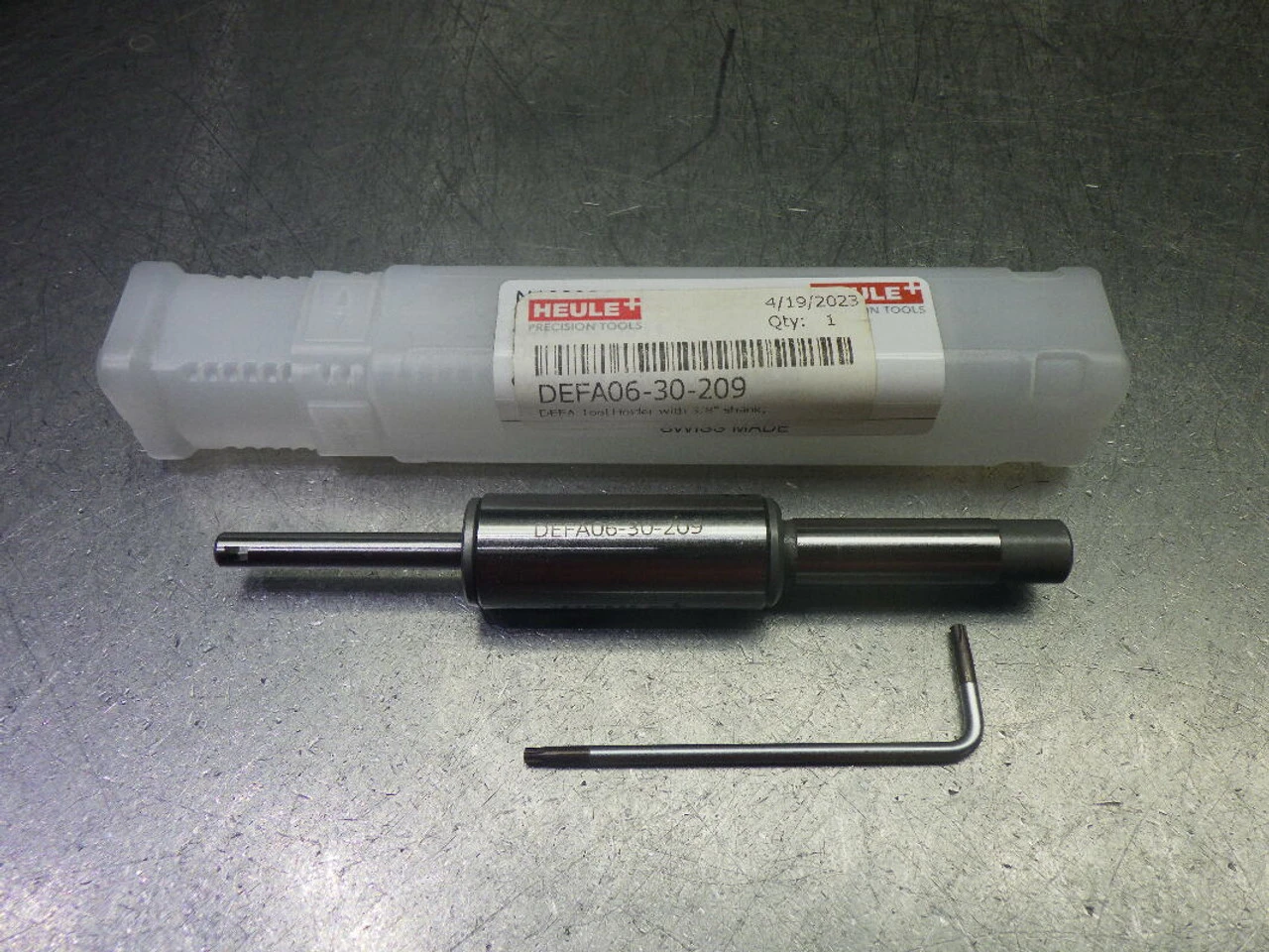 HEULE+ Indexable Chamfer / Deburring Tool 3/8" Shank DEFA06-30-209 (LOC1029A)