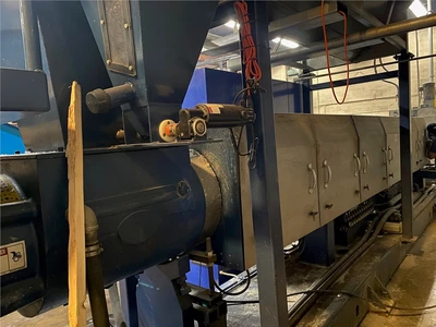 10" To 6" AET Dual Diameter Extruder, 32"1 L/D, Vented Barrel