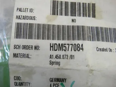 USED HEIDELBERG A1.450.072101